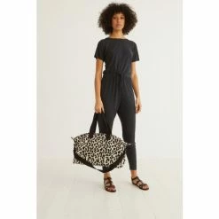 Oliver Bonas Laurie Leopard Jacquard Weekend Bag -Default Template 2 unnamed file 1699