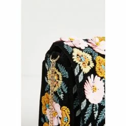 Oliver Bonas Black Spring Scene Floral Yellow & Black Clutch Bag -Default Template 2 unnamed file 1716