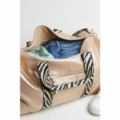 Oliver Bonas Gold Tone Hattie Weekend Bag -Default Template 2 unnamed file 1755