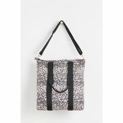 Oliver Bonas Leopard Print Front Pocket Black Tote Bag -Default Template 2 unnamed file 1782