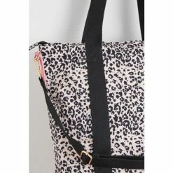 Oliver Bonas Leopard Print Front Pocket Black Tote Bag -Default Template 2 unnamed file 1784