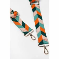 Oliver Bonas Green Chevron Graphic Green Bag -Default Template 2 unnamed file 1792