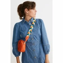 Oliver Bonas Green Chevron Graphic Green Bag -Default Template 2 unnamed file 1793