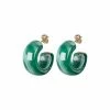 Oliver Bonas Osa Green Resin Hoop Earrings -Default Template 2 unnamed file 180