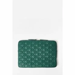 Oliver Bonas Green 60s Curved Stitch Laptop Case -Default Template 2 unnamed file 1821