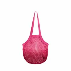 Oliver Bonas Pink Niki Net Ombre Fabric Shopper Bag