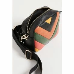 Oliver Bonas Black Chevron Orange & Green Camera Crossbody Bag -Default Template 2 unnamed file 1842