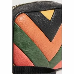 Oliver Bonas Black Chevron Orange & Green Camera Crossbody Bag -Default Template 2 unnamed file 1844