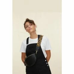 Oliver Bonas Black Leopard Print Belt Bag -Default Template 2 unnamed file 1851