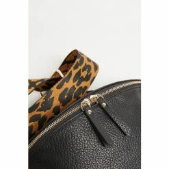 Oliver Bonas Black Leopard Print Belt Bag -Default Template 2 unnamed file 1853