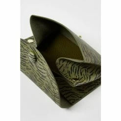Oliver Bonas Green Zina Zebra Print Card Holder -Default Template 2 unnamed file 1866