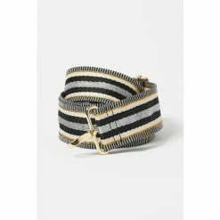 Oliver Bonas Ladder Black Stripe Replacement Wide Strap Bag