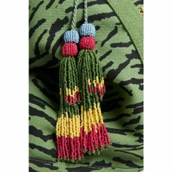 Oliver Bonas Green Zebra Print Khaki Canvas Weekend Bag -Default Template 2 unnamed file 1879