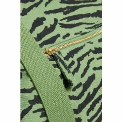 Oliver Bonas Green Zebra Print Khaki Canvas Weekend Bag -Default Template 2 unnamed file 1880