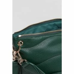 Oliver Bonas Green Wave Stitch Green Tote Bag -Default Template 2 unnamed file 1886