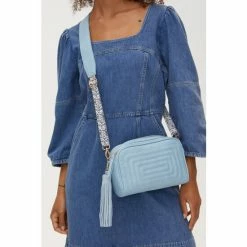 Oliver Bonas Blue Mindy Puff Detail Cross-Body Bag -Default Template 2 unnamed file 1898