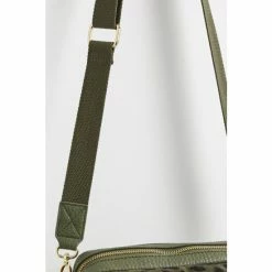 Oliver Bonas Green Mila Fold Over Animal Print Cross-Body Bag -Default Template 2 unnamed file 1904