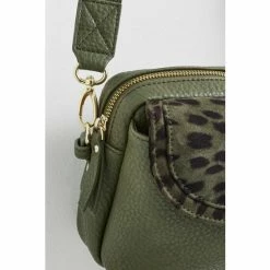 Oliver Bonas Green Mila Fold Over Animal Print Cross-Body Bag -Default Template 2 unnamed file 1905