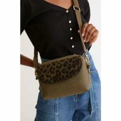 Oliver Bonas Green Mila Fold Over Animal Print Cross-Body Bag -Default Template 2 unnamed file 1906