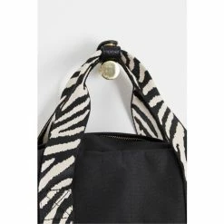 Oliver Bonas Black Olivia Zebra Print Black Backpack -Default Template 2 unnamed file 1930