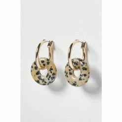 Oliver Bonas Natural Alaia Interlinked Hoop And Speckled Stone Hoop Earrings -Default Template 2 unnamed file 194