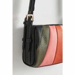 Oliver Bonas Blue Trapeze Curved Striped Cross-Body Bag -Default Template 2 unnamed file 1940