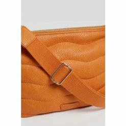 Oliver Bonas Orange Wave Stitch Cross-body Bag -Default Template 2 unnamed file 1946