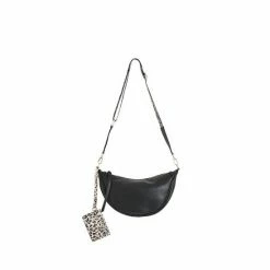 Oliver Bonas Betty Leopard Print Slouch Semi Circle Belt Black Bag -Default Template 2 unnamed file 1966