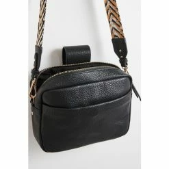 Oliver Bonas Eve Animal Print Webbing Black Camera Crossbody Bag -Default Template 2 unnamed file 1970