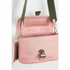 Oliver Bonas Pink Buckle Front Pink Cross-body Bag 4 Oliver Bonas Pink Buckle Front Pink Cross-body Bag -Default Template 2 unnamed file 2001