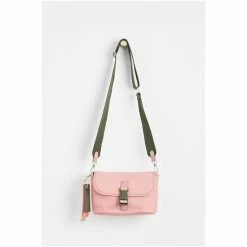 Oliver Bonas Pink Buckle Front Pink Cross-body Bag 8 Oliver Bonas Pink Buckle Front Pink Cross-body Bag -Default Template 2 unnamed file 2005