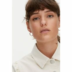 Oliver Bonas Silver Tone Arley Hoop Earrings -Default Template 2 unnamed file 204