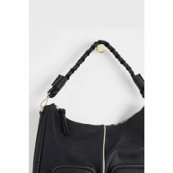 Oliver Bonas Black Mina Plait Strap Tote Bag -Default Template 2 unnamed file 2040