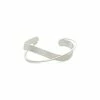 Oliver Bonas Silver Plated Agatha Twist Plated Brass Bangle -Default Template 2 unnamed file 2061