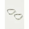 Oliver Bonas Silver Eira Angular Spiral Shape Hoop Earrings -Default Template 2 unnamed file 209