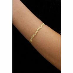 Oliver Bonas Gold Cordelia Multi Flower Casting Curved Lines Gold Plated Bangle -Default Template 2 unnamed file 2094