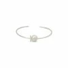 Oliver Bonas Silver Almeta Pearl & Bar Silver Plated Brass And Ecoat Bangle -Default Template 2 unnamed file 2128