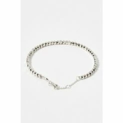 Oliver Bonas Silver Tone Hali Nugget Bead Bracelet -Default Template 2 unnamed file 2139