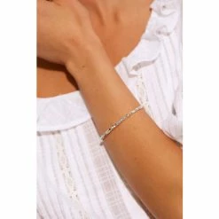 Oliver Bonas Silver Tone Hali Nugget Bead Bracelet -Default Template 2 unnamed file 2142