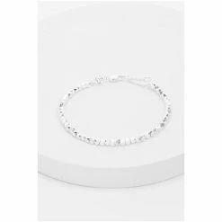 Oliver Bonas Silver Tone Hali Nugget Bead Bracelet -Default Template 2 unnamed file 2143