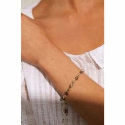 Oliver Bonas Grey Talia Oval Stone Beaded Chain Bracelet -Default Template 2 unnamed file 2173