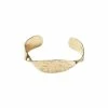 Oliver Bonas Gold Sculptural Twist Gold Plated Cuff Bangle -Default Template 2 unnamed file 2209
