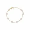 Oliver Bonas Pink Clover Pearl And Blue Lace Agate Gold Plated Bracelet -Default Template 2 unnamed file 2212