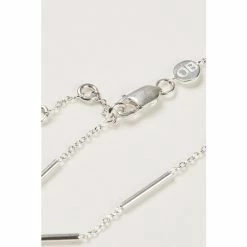 Oliver Bonas Miho Bar Detail Delicate Silver Chain Bracelet -Default Template 2 unnamed file 2222