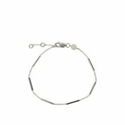Oliver Bonas Miho Bar Detail Delicate Silver Chain Bracelet -Default Template 2 unnamed file 2223