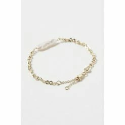 Oliver Bonas White Indigo Long Pearl Chain Bracelet -Default Template 2 unnamed file 2231