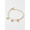 Oliver Bonas Natural Edna Pearl ANd Disc Charm Chain Bracelet -Default Template 2 unnamed file 2274