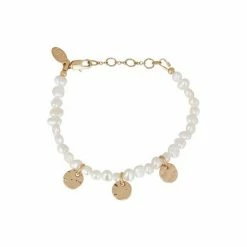 Oliver Bonas Natural Edna Pearl ANd Disc Charm Chain Bracelet 7 Oliver Bonas Natural Edna Pearl ANd Disc Charm Chain Bracelet -Default Template 2 unnamed file 2279