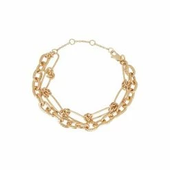 Oliver Bonas Gold Zale Chunky Chain Layered Bracelet -Default Template 2 unnamed file 2294
