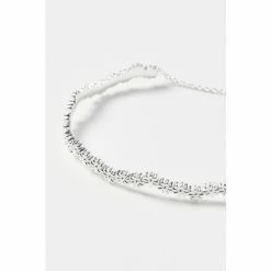 Oliver Bonas Silver Aurora Flower Casting Detail Silver Bangle -Default Template 2 unnamed file 2299